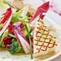 Légumes "O" wok, tofu mariné grillé