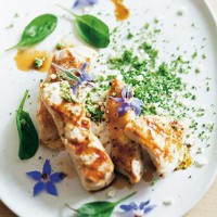 Pintade grillée et taboulé végétal