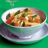 Salade de spaghetti aux deux tomates