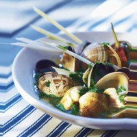 Palourdes aux herbes