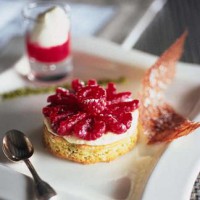 Gâteau breton aux framboises