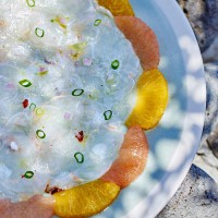 Carpaccio de langouste 