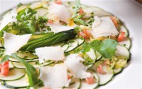 Carpaccio de courgettes aux câpres