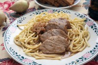  Filet Mignon de porc à la bière et au pain d’épices 