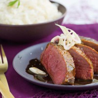 Filets de canard marinés