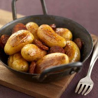 Cocotte de grenailles fondantes au chorizo doux