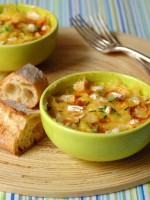 Clafoutis de poireaux au camembert