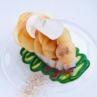 Cabillaud et condiment ciboulail