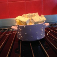 Gratin de pommes de terre au bresse bleu
