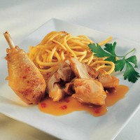 Fricassée de volaille aux späetzeles