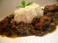 Recette riz sauce au mouton et corète 