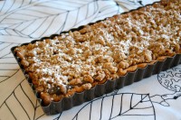 Tarte aux pommes Streussel à la cannelle