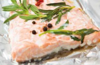 Papillote de saumon