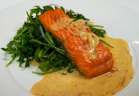 PAVE DE SAUMON SAUCE AUX AGRUMES