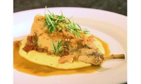 Ragoût de lapin et polenta crémeuse