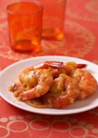 Gambas à l’orange, au gingembre et au miel