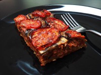 Moussaka aux trois aubergines