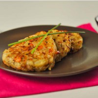 Galettes de pomme de terre au saumon fumé