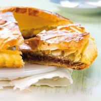Galette des rois au chocolat et carambar