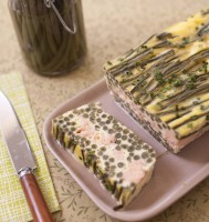 Terrine de haricots verts et saumon