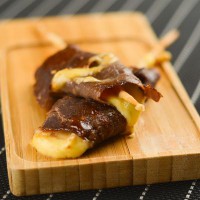 Yakitori de bœuf au fromage