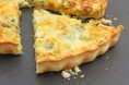 Quiche aux légumes et au cantal 