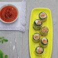 Cheese makis au crabe et concombre