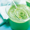 Smoothie salé au petits pois