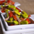 Salade de fèves au poivron