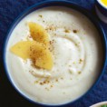 Soupe chou-fleur et pomme au cumin