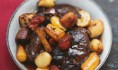 Joue de bœuf aux légumes anciens