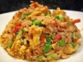 Riz cantonnais poisson salé