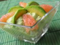 Transparence de crabe à la Crème d'Avocat 