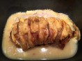 Rôti de porc raclette et bacon 