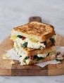 Croque monsieur fromage épinards artichauts