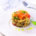 Salade fraicheur de céréales de campagne au saumon 