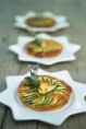Petits gratins de courgettes à l’ail
