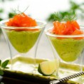 Verrine saumon fumé et avocat